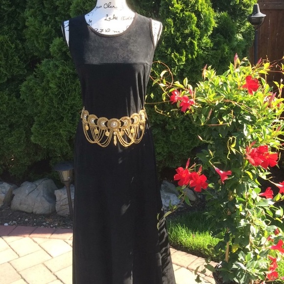 5⭐️ Rated Gold Boho Belt with Crystals Chain - Picture 2 of 4